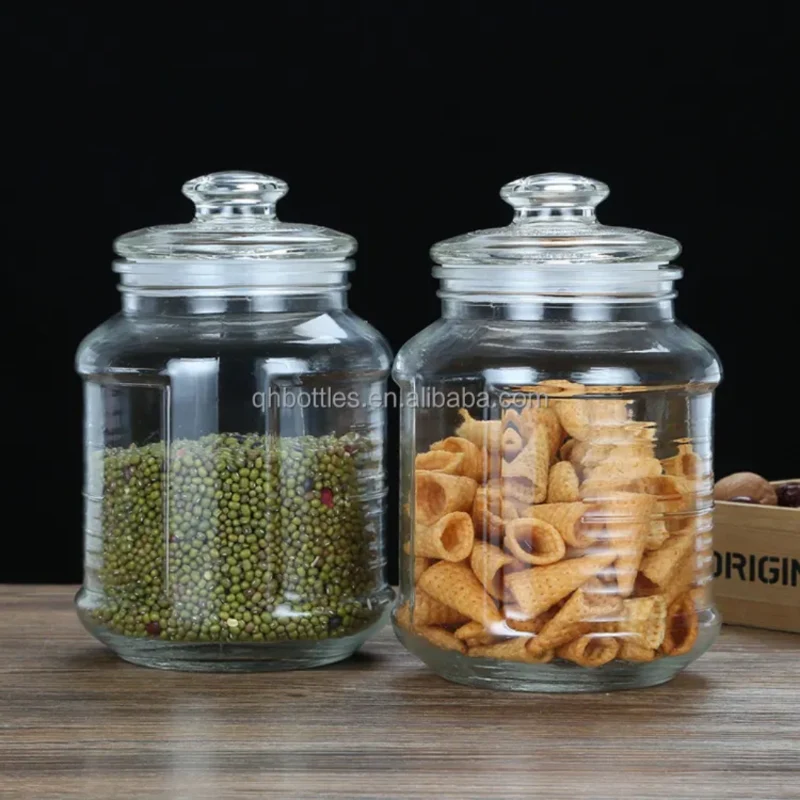 Airtight Food Storage Glass Jar 2L